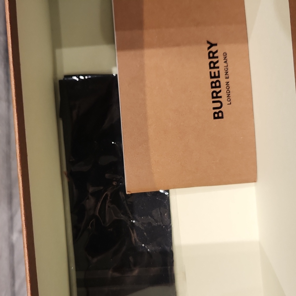 NWT Burberry Metal Man Stylish Gold Aviator Sunglasses w/case & Original Box - Picture 10 of 12
